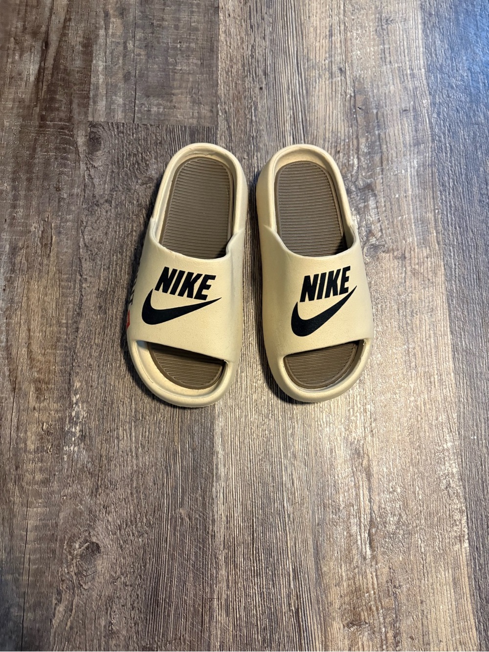 Nike Slide Sandals with Black Logo - NWOT